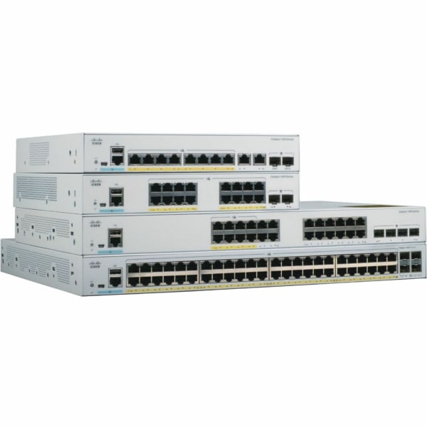 SWITCH - C1000-8FP-2G-L - WIRED - 1GBPS - NETWORKING / PORTS QTY: 15 - GIGABIT E