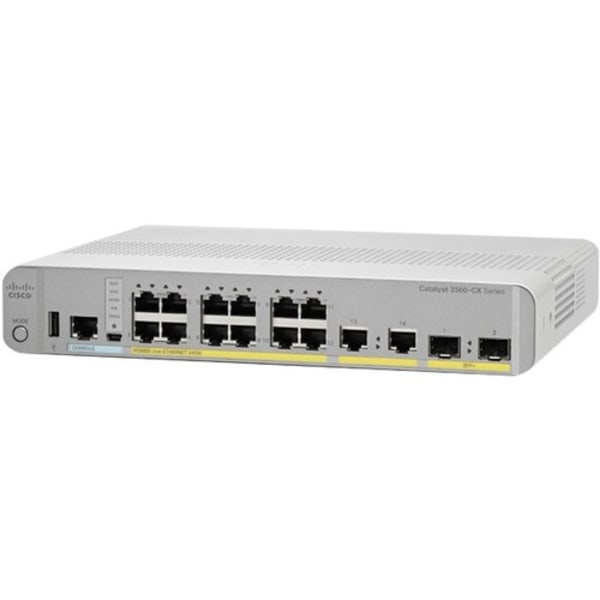 DISTRIBUIDOR DE CONEXOES PARA REDES CISCO CATALYST 3560-CX 12 PORT POE