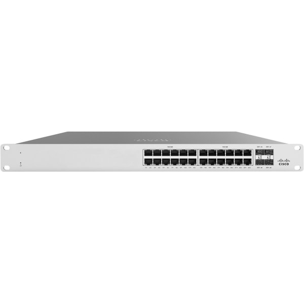 MERAKI MS125-24P 10G L2 CLD-MNGD 24X GIGE 370W POE SWITCH