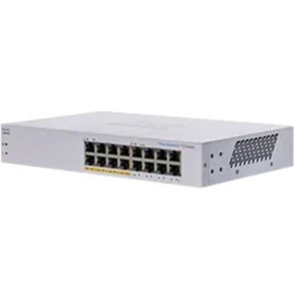 CBS110 UNMANAGED 16-PORT GE, PARTIAL POE