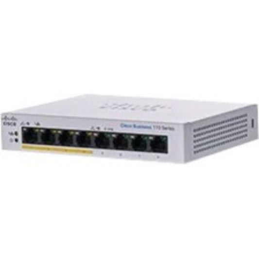 SWITCH - CBS110-8PP-D-NA - DESKTOP - WIRED - 1GBPS - NETWORKING / PORTS QTY: 8 -