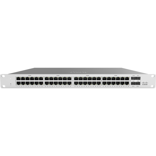 MERAKI MS120-48LP 1G L2 CLD MANAGED 48X GIGE 370W POE SWITCH