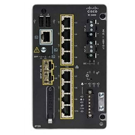 SWITCH - IE-3400-8T2S-E - WIRED - 1GBPS - GIGABIT ETHERNET - 4GB RAM - 1.5GB FLA