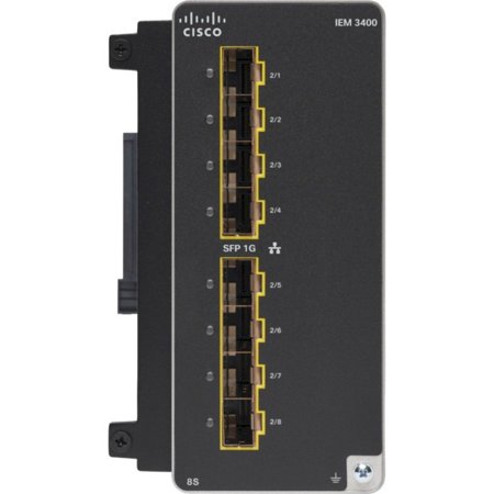 CATALYST IE3400 WITH 8 GE SFP PORTS, EXPANSION MODULE