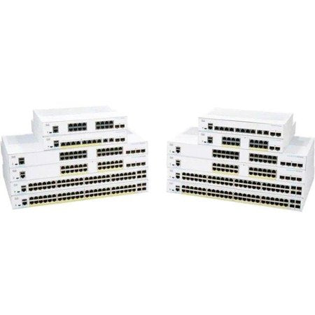 CISCO BUSINESS 350 SERIES MANAGED SWITCH, RACK-MOUNTABLE, 8 X 10 GIGABIT COPPER