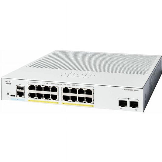 CATALYST 1300 16-PORT GE, POE, 2X1G SFP