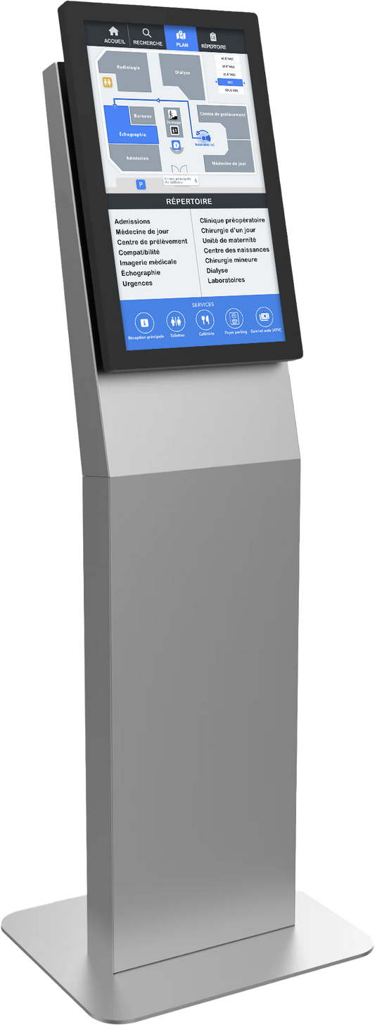 Landscape/Portrait Kiosk Stand 15" 22" 32"