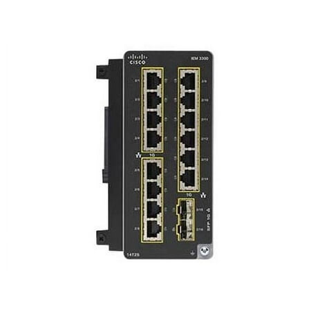 CATALYST IE3300 WITH 14GE COPPER + 2GE SFP, EXPANSION MODULE